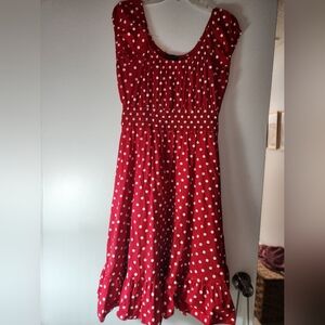 Rockabilly polka dot dress